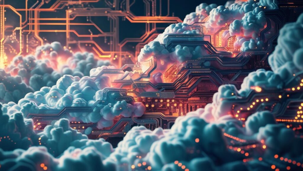 Cloud computing network architecture diagram