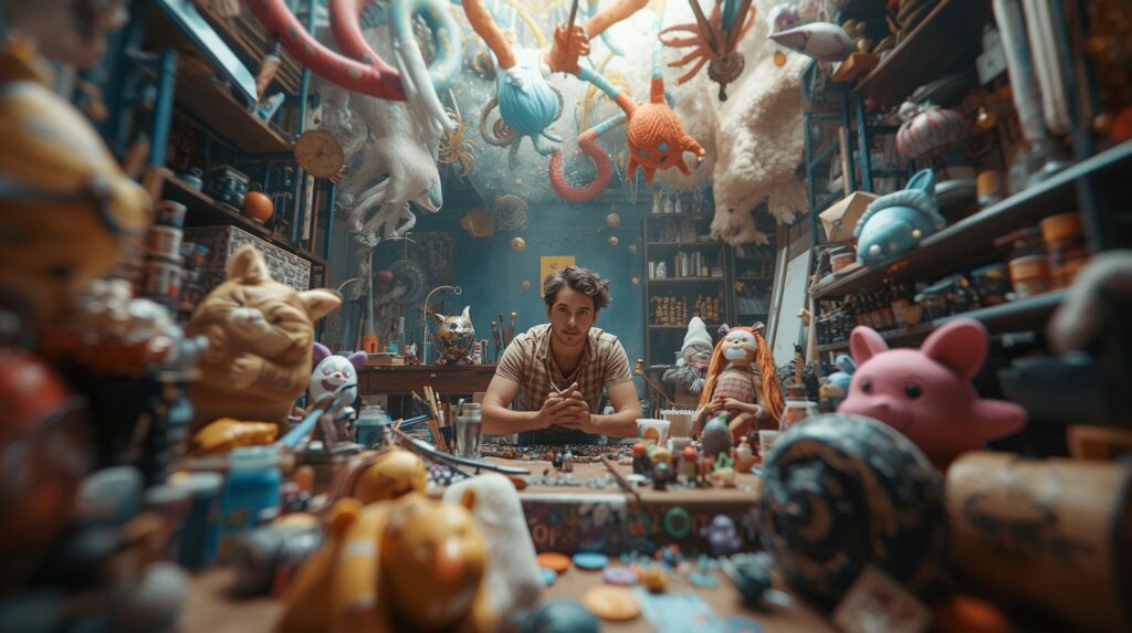 Illustration showing how to start a creative studio from scratch