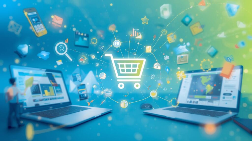 Beginner’s guide to digital marketing for e-commerce infographic