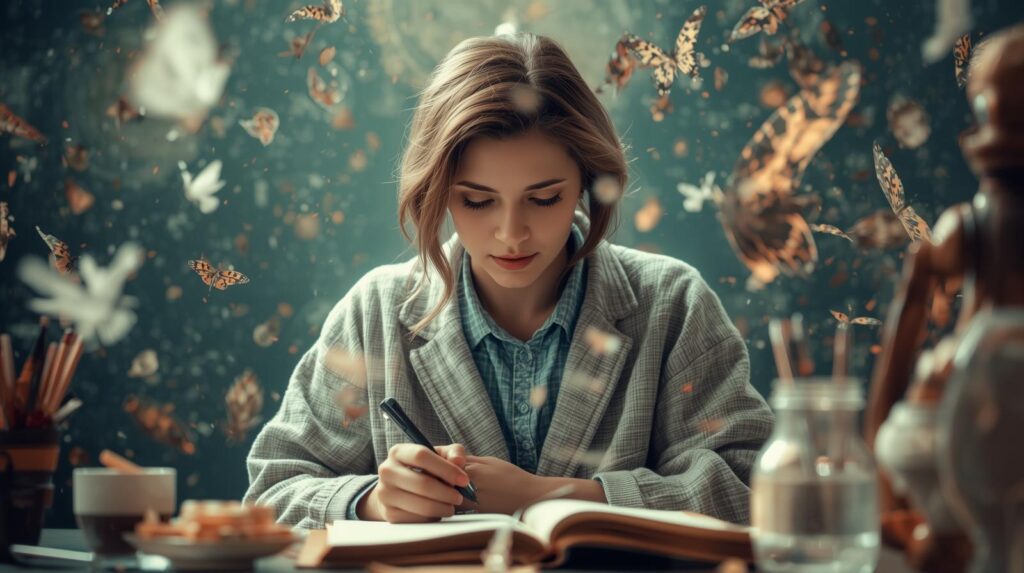 Screenshot collage of the best free journaling apps for beginners in 2025