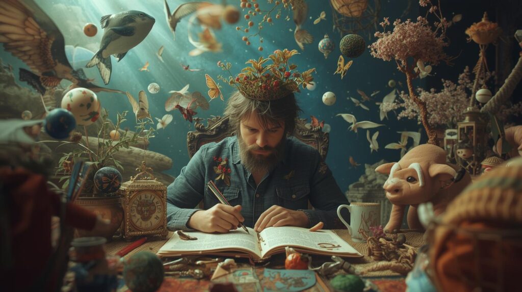 Person writing in a notebook as part of a daily journaling habit