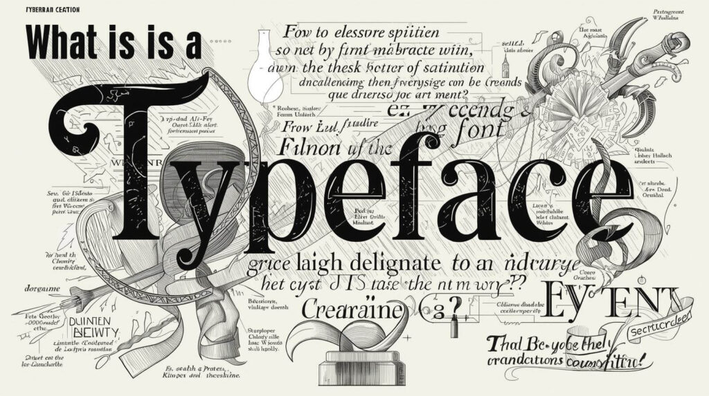 the difference between typeface and font in modern typography for beginners